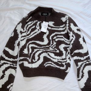 Cider NWT mock neck sweater